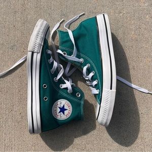 Teal Converse Sneakers